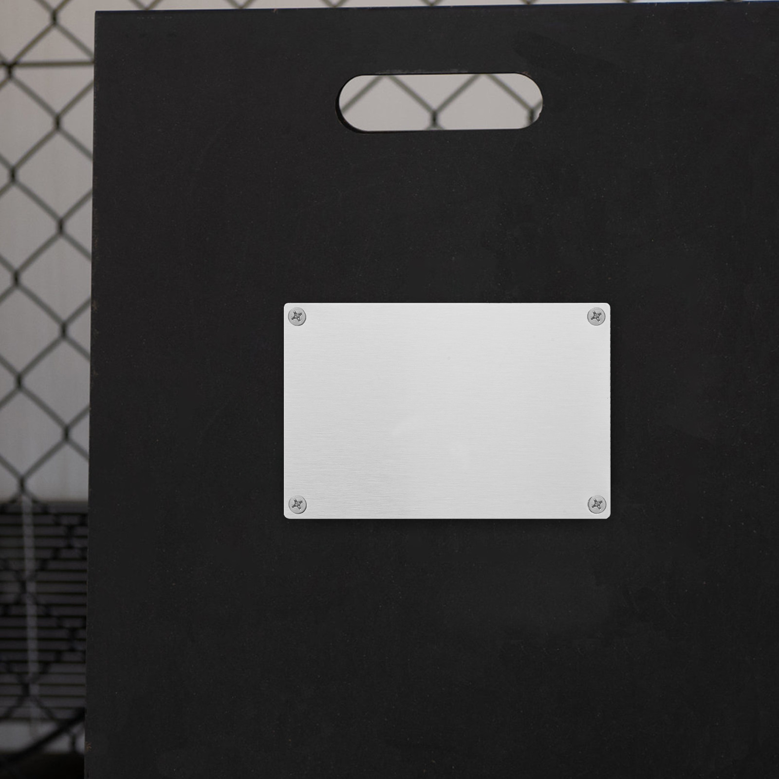 Yard Sign Blank - 5 adet boş paslanmaz çelik tabela