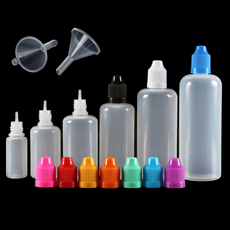 Water Bottle Blank - 5 adet 3ml-120ml LDPE Boş Plastik