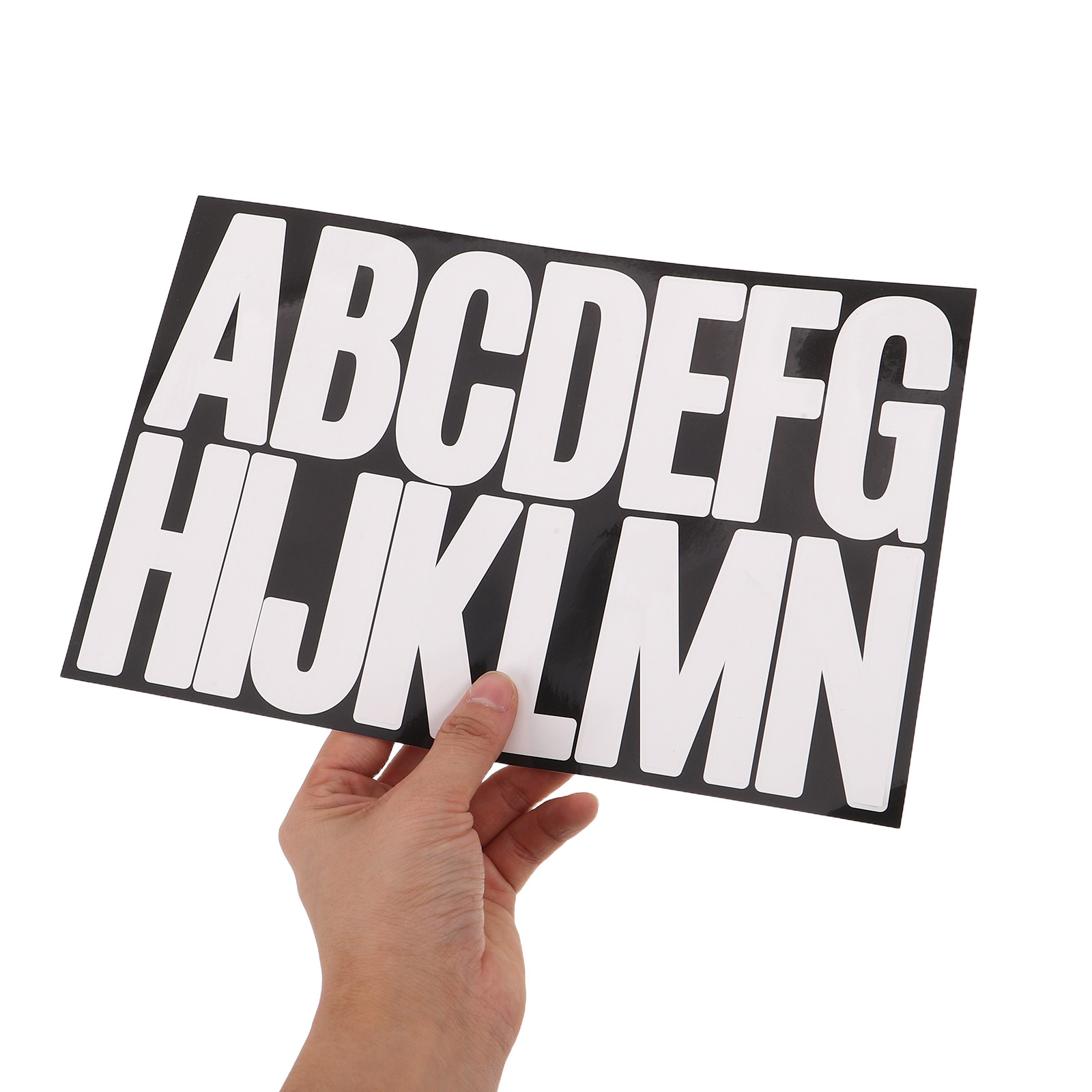 Yard Sign Blank - 15 yaprak büyük beyaz kendinden yapışkanlı