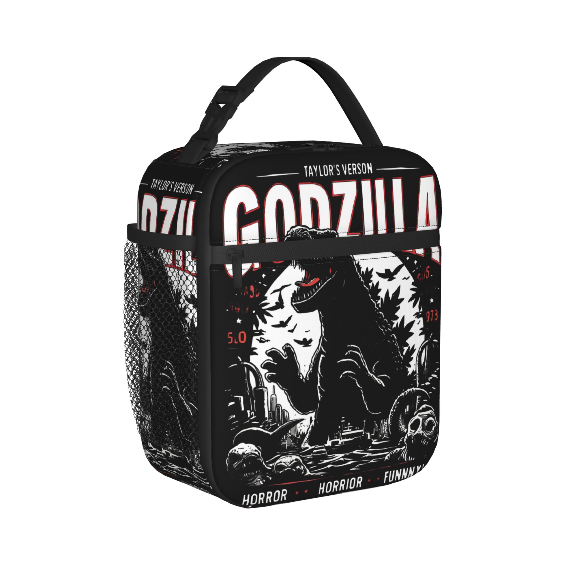 Tote Bag Sublimation - Godzillaed Anime Yalıtımlı Öğle Yemeği Çantaları