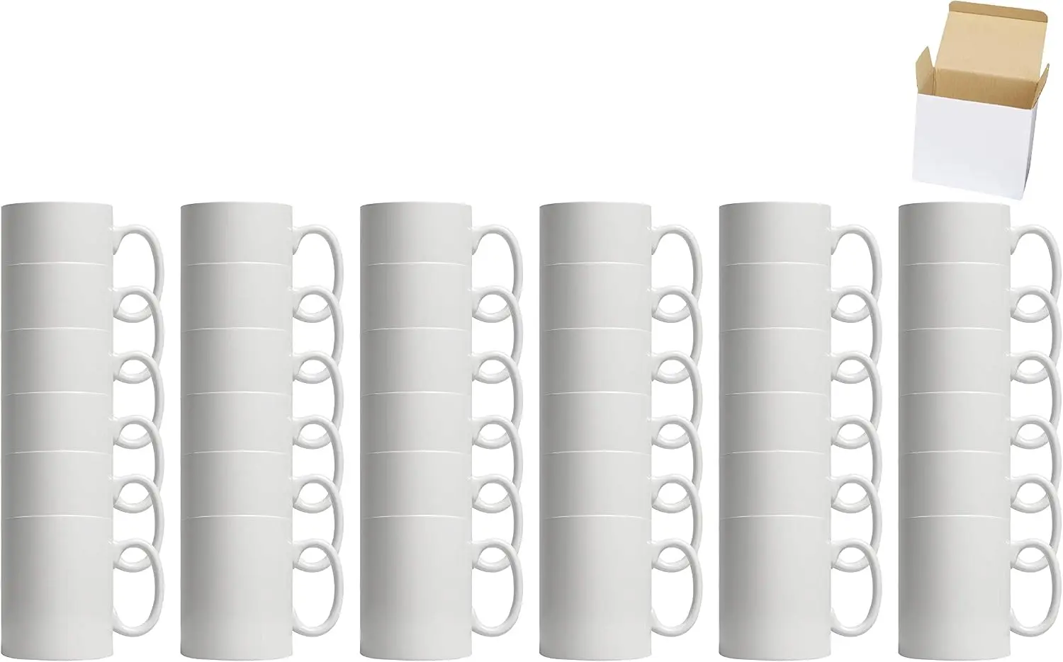 Sublimation Mug White - 11oz Beyaz Seramik Süblimasyon Kahve Kupası,