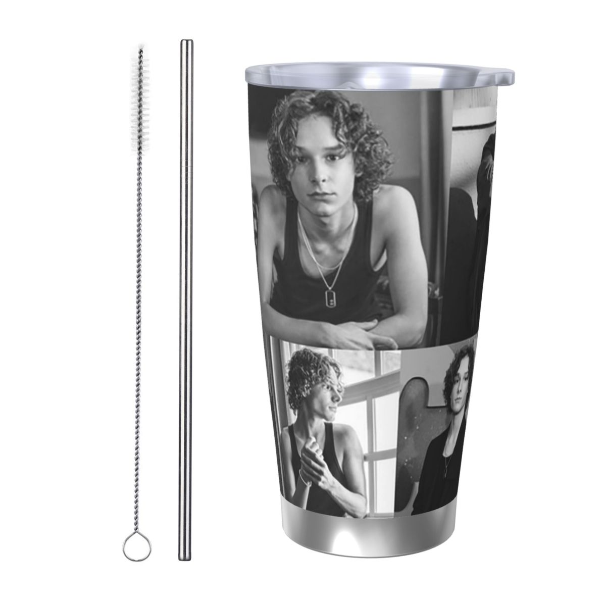 Tumbler 20Oz White - Siyah Ve Beyaz Mason Thames Kolaj