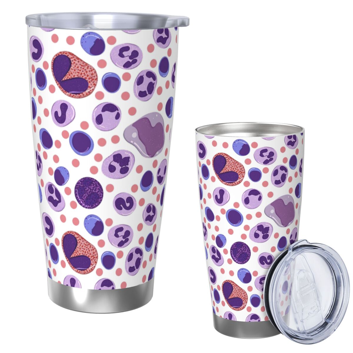 Büyük Beyaz Kan Hücresi Desenl - Tumbler 20Oz White incelemesi ve fiyatı