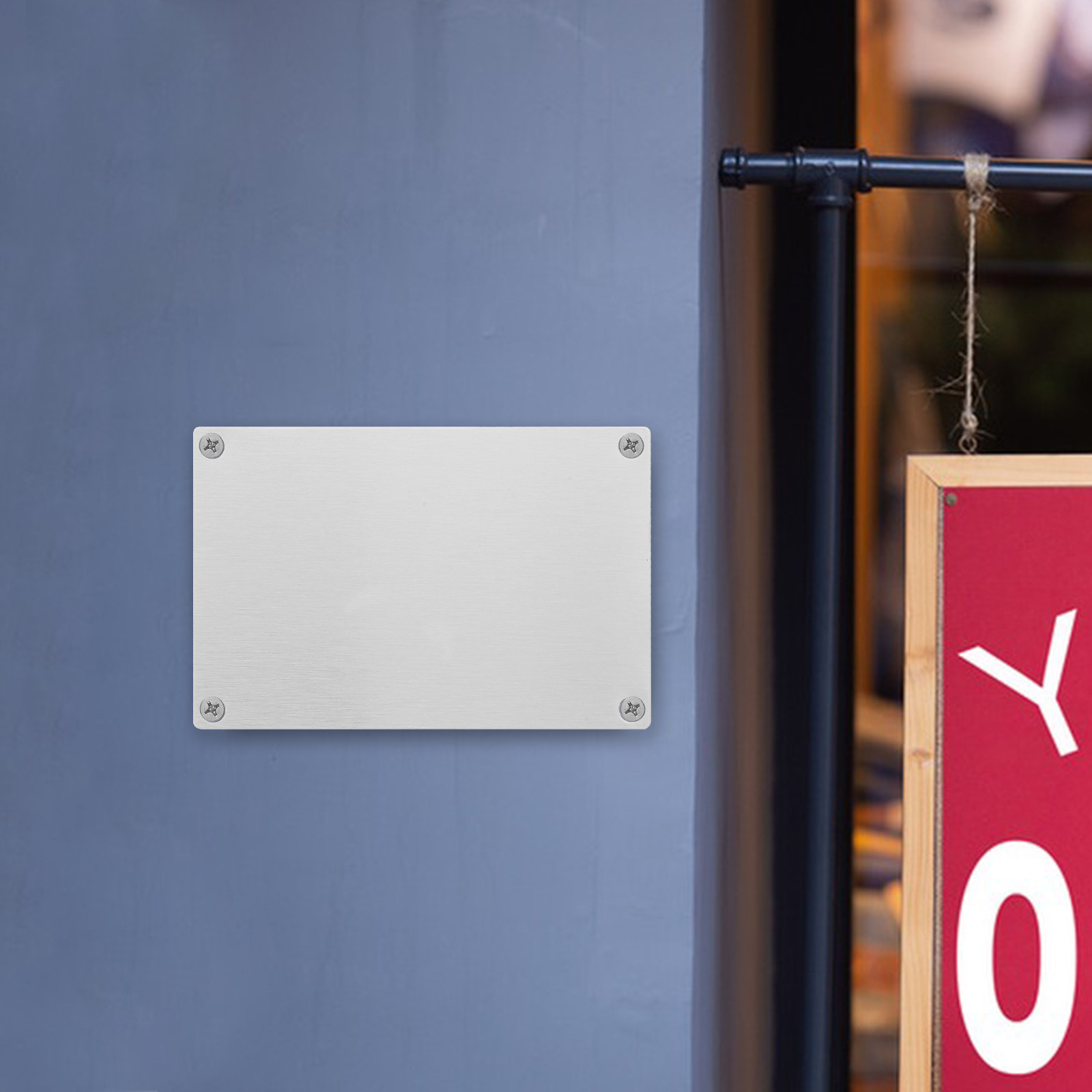 5 adet boş paslanmaz çelik tab - Yard Sign Blank incelemesi ve fiyatı
