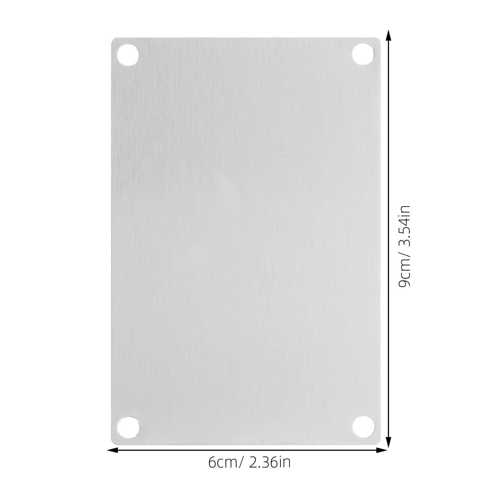 5 adet boş paslanmaz çelik tab - Yard Sign Blank incelemesi ve fiyatı