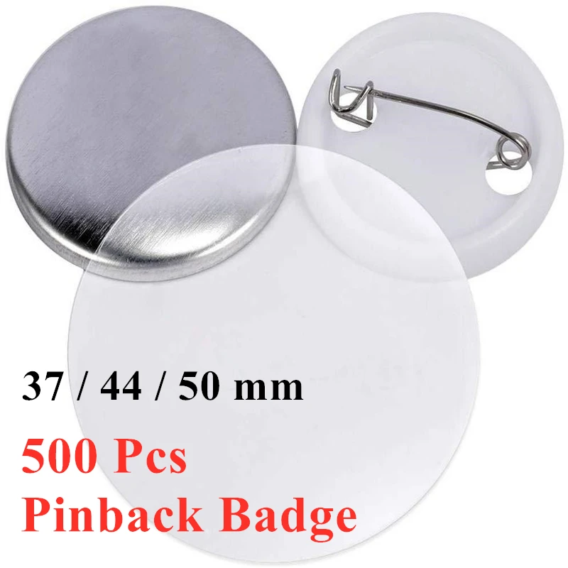 500 adet/takım Boş Rozet Pinba - Button Badge Blank incelemesi ve fiyatı