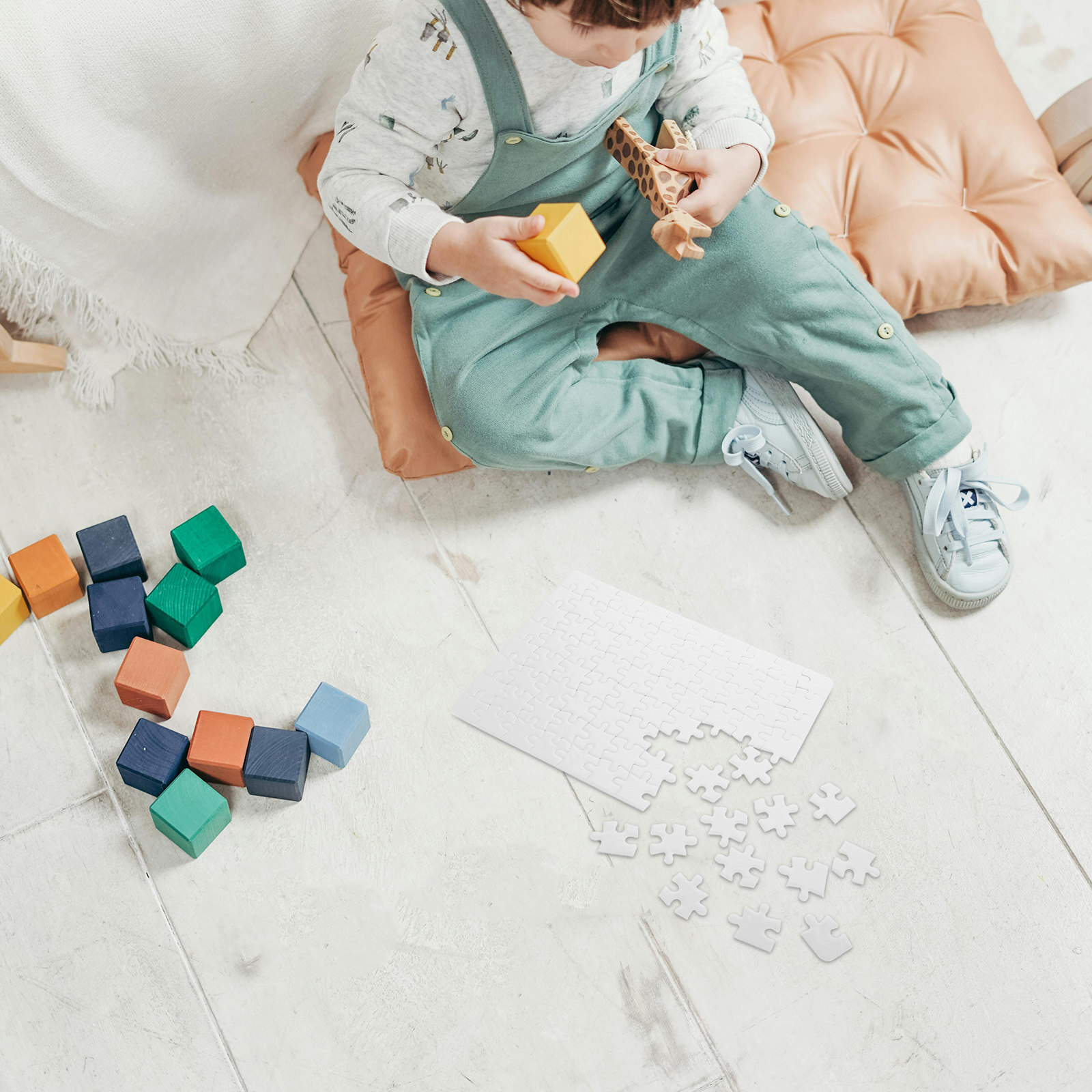 4 Adet Beyaz Sublimasyon Baskı - Puzzle Blank White incelemesi ve fiyatı