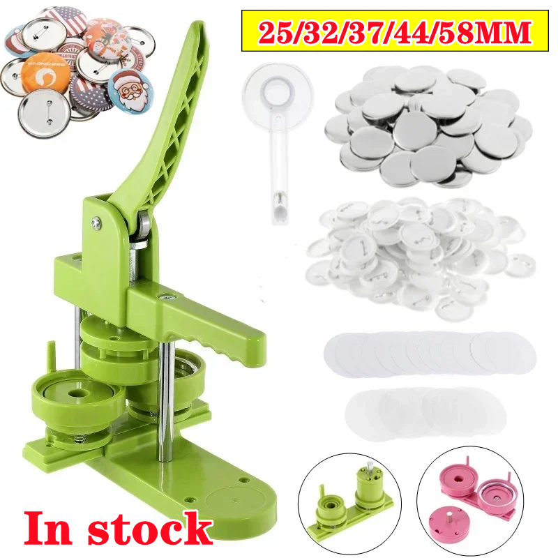 25/32/37/44MM düğme Maker maki - Button Badge Blank incelemesi ve fiyatı