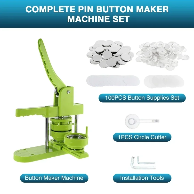25/32/37/44MM düğme Maker maki - Button Badge Blank incelemesi ve fiyatı