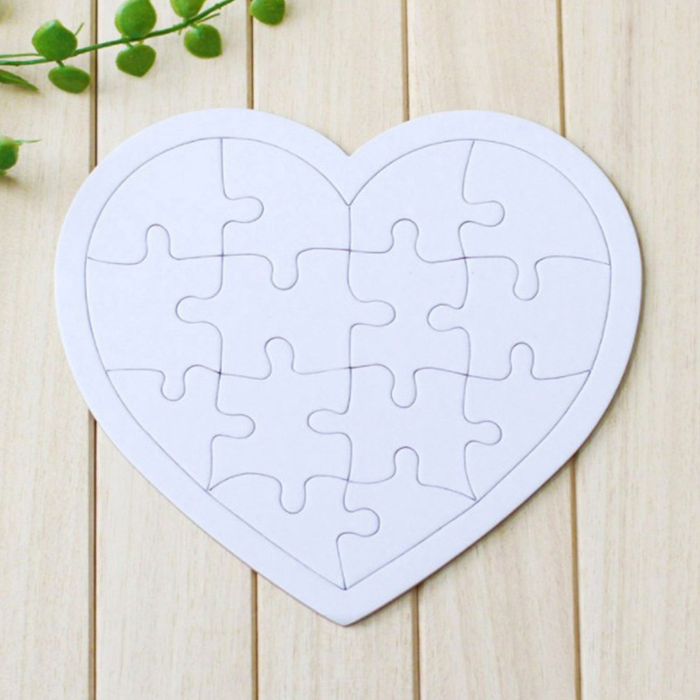 4 Parça Boyanabilir Boş Yapboz - Puzzle Blank White incelemesi ve fiyatı