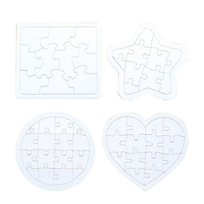 4 Parça Boyanabilir Boş Yapboz - Puzzle Blank White incelemesi ve fiyatı